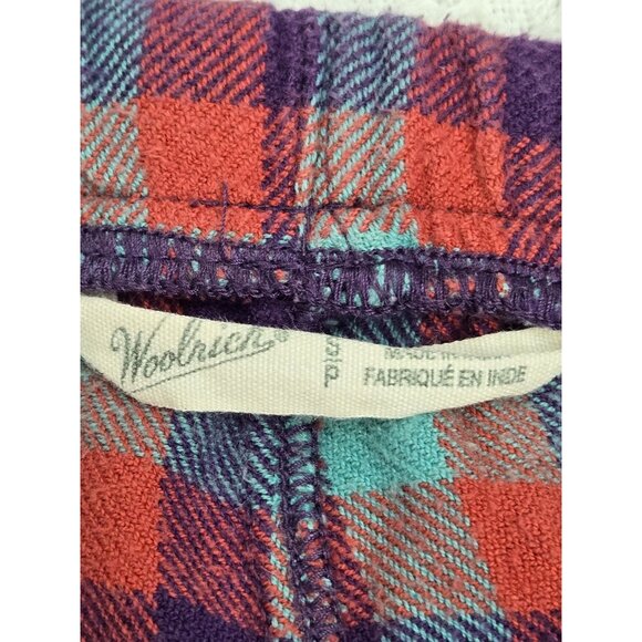 Woolrich Womens Plaid Flannel Pajama Pants With Drawstring Waist & Back Pocket S - Picture 5 of 6